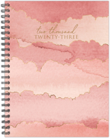 Pink Watercolor 6.5 X 8.5 Softcover Weekly Planner 1549229796 Book Cover