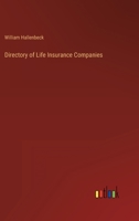 Directory of Life Insurance Companies 336814183X Book Cover