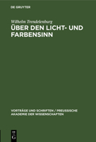 �ber den Licht- und Farbensinn 3111205134 Book Cover