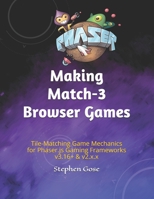 Making Match-3 Browser Games: Tile-Matching Game Mechanics for Phaser.js Gaming Frameworks v3.16+ & v2.x.x B08457LMC2 Book Cover