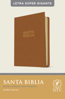 Santa Biblia Ntv, Letra S�per Gigante (Letra Roja, Sentipiel, Caf�) 1496450191 Book Cover