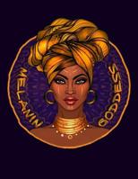 Melanin Goddess: Notebook Journal Black Girl Magic African American Heritage Pride in Black History. Black Is Beautiful And Shout It Out To The World. Afro Kink Is Beautiful. 1798175134 Book Cover