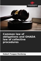 Common law of obligations and OHADA law of collective procedures 6205849380 Book Cover