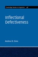 Inflectional Defectiveness 1107623715 Book Cover