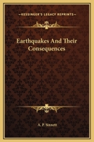 Earthquakes And Their Consequences 1425456464 Book Cover