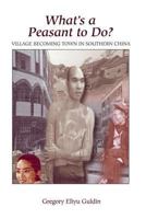 What's a Peasant to Do?: Village Becoming Town in Southern China 081333800X Book Cover