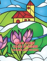 MOSAIC FLOWER Colour By Number Colouring Book for adult: 35 Large Print Unique Mosaic Colour By Number Design for drawing and colouring Stress Relievi B088Y89K7B Book Cover