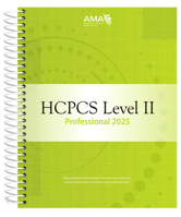 HCPCS 2025 Level II Professional Edition 164016314X Book Cover