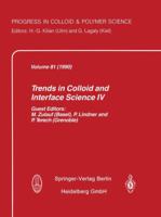 Trends in Colloid and Interface Science IV 3662160242 Book Cover