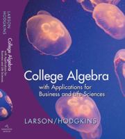 College Algebra with Applications for Business and the Life Sciences 0547052693 Book Cover