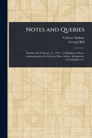 Notes and Queries 1022948539 Book Cover