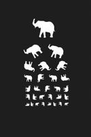 Tumbling Elephants: Animal Eye Chart 1795437022 Book Cover
