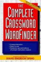 The Complete Crossword Wordfinder 0399143432 Book Cover