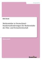 Medienstadte in Deutschland 3867466130 Book Cover