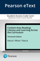 Content Area Reading: Literacy and Learning Across the Curriculum -- Pearson Etext 0136851789 Book Cover