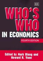 Who's Who in Economics 1840649925 Book Cover