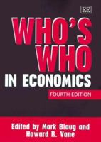 Who's Who in Economics 1858988861 Book Cover