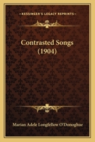 Contrasted songs 1166433498 Book Cover