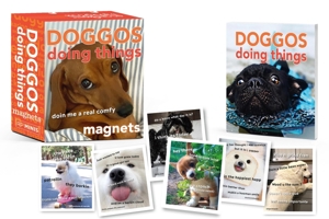 Doggos Doing Things Magnets 076247209X Book Cover