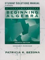 Student Solutions Manual To Accompany "Beginning Algebra" 0030033624 Book Cover