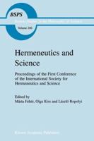 Hermeneutics and Science 9048152577 Book Cover