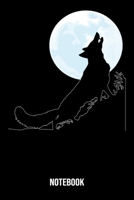 Notebook: Wolf Notebook Blank Dot Grid Wolves Animal Journal dotted with dots 6x9 120 Pages Checklist Record Book Take Notes Gift Planner Paper Men Women Kids Christmas Gift for Wolf Lover 1706556853 Book Cover