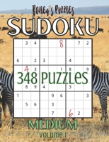 348 Medium Sudoku Puzzles: unique & quality brain games perfect for adults! B08P2NW33F Book Cover