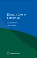 Energy Law in Lithuania 9041187456 Book Cover