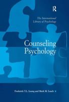 Counseling Psychology (The International Library of Psychology) 0754625443 Book Cover