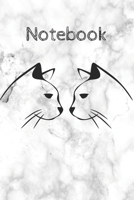 marble cat notebook: Cute Inspirational Notebook marble Gift for Women, men , Teachers; Trendy Marble Notebook 1654347205 Book Cover