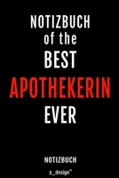 Notizbuch f�r Apotheker / Apothekerin: Originelle Geschenk-Idee [120 Seiten liniertes blanko Papier ] 1693138158 Book Cover