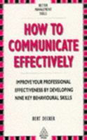 How to Communicate Effectively 1850918929 Book Cover