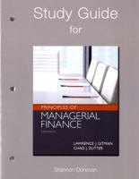 Study Guide for Prinicples of Managerial Finance 0132555689 Book Cover