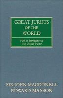 Great Jurists of the World 935360107X Book Cover