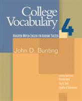 College Vocabulary: Book 4 (English for Academic Success) 0618230270 Book Cover