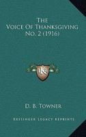 The Voice of Thanksgiving No. 2 - 1165154110 Book Cover
