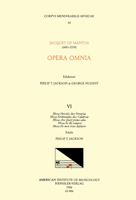 CMM 54 Jacquet de Mantua (1483-1559), Opera Omnia, Edited by Philip T. Jackson and George Nugent. Vol. VI the Masses of Scotto's 1540 Collections: Vol 1595513612 Book Cover