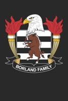 Borland: Borland Coat of Arms and Family Crest Notebook Journal (6 x 9 - 100 pages) 1710273364 Book Cover