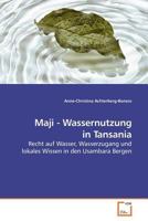Maji - Wassernutzung in Tansania 3639182022 Book Cover