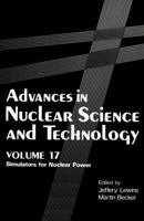 Advances in Nuclear Science and Technology: Simulators for Nuclear Power 1461292859 Book Cover