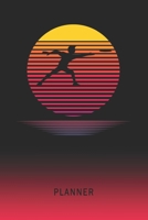 Planner: Free WIFI 2 Year Weekly Planning Organizer 2020 - 2021 Retro Vintage Vaporwave Sunset Cover January 20 - December 21 Writing Notebook Productive Datebook Calendar Schedule Plan Days, Set Goal 1702347222 Book Cover