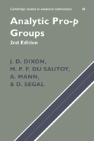 Analytic Pro-P Groups 0521542189 Book Cover