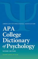 APA College Dictionary of Psychology 1433804336 Book Cover