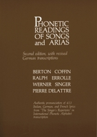 Phonetic Readings of Songs and Arias 0810815338 Book Cover
