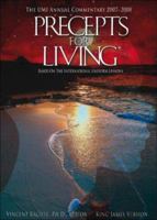 Precepts for Living 2007-2008: Umi Annual Sunday School Lesson Commentary 1934056677 Book Cover