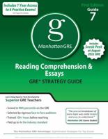 Reading Comprehension & Essays GRE Strategy Guide 1935707523 Book Cover