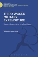 Third World Military Expenditure: Determinants And Implications 1474287174 Book Cover