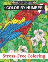 Brain Games Color By Number Stress-Free Coloring: Country Seen,Beautiful Blooming Gardens,Flowers, Butterfly, Color By Number to Color and Display B08HBDDSBW Book Cover