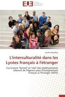 L'Interculturalité Dans Les Lycées Français À l'Étranger 3841740766 Book Cover