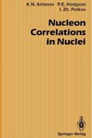 Nucleon Correlations in Nuclei 3642777686 Book Cover